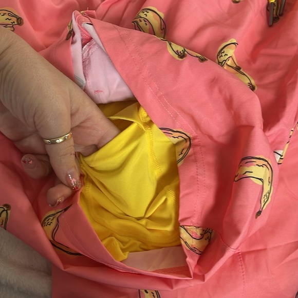 maamgic banana Mens Swim Trunks Quick Dry Swim Shorts with Mesh Lining Funny - Picture 10 of 10